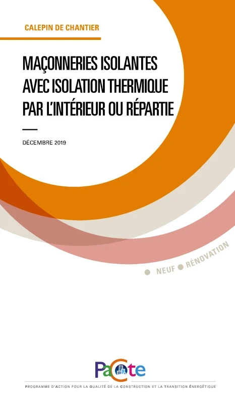 MAÇONNERIES ISOLANTES AVEC ISOLATION THERMIQUE PAR L’INTÉRIEUR OU RÉPARTIE de PROFEEL - Page 1