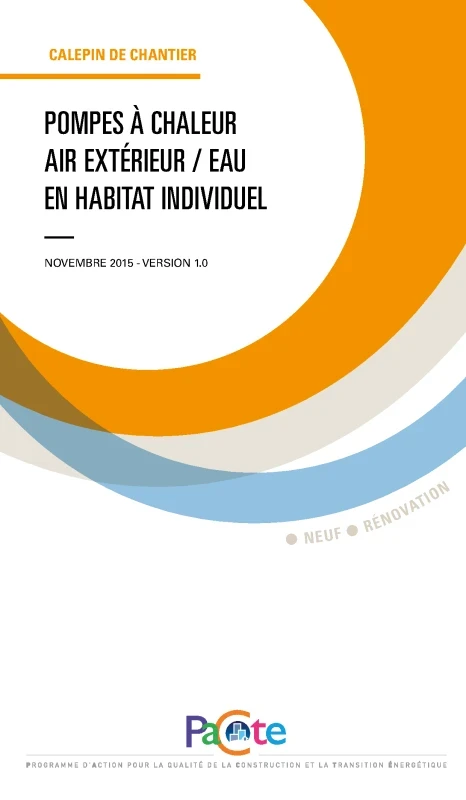POMPES À CHALEUR AIR EXTÉRIEUR / EAU EN HABITAT INDIVIDUEL de PROFEEL - Page 1