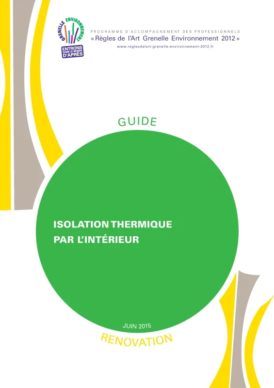 Isolation thermique par l'intérieur - Rénovation de PROFEEL - Page 1