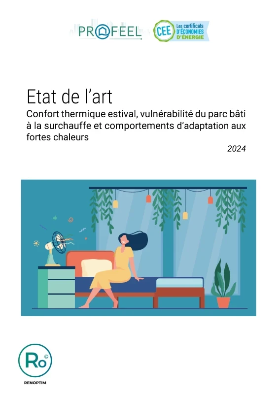 Confort thermique estival, Surchauffe, Adaptation - Etat de l'art RENOPTIM de PROFEEL - Page 1
