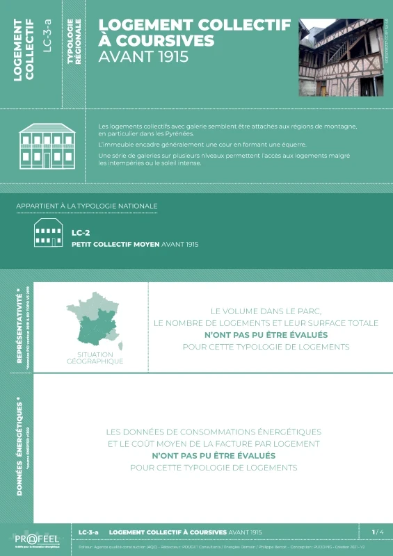 FICHE TYPOLOGIE (analyse du parc existant) LC-3a de PROFEEL - Page 1 FICHE TYPOLOGIE (analyse du parc existant) LC-3a de PROFEEL - Page 1