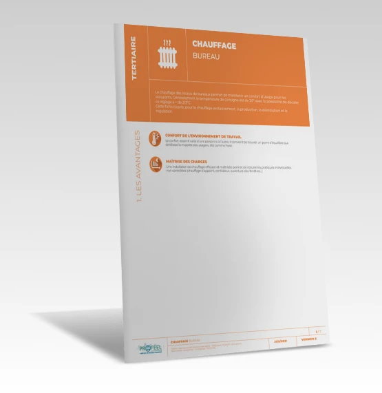 Fiche Solution PROFEEL - Bureaux - Installation de chauffage de PROFEEL - Miniature Page 1