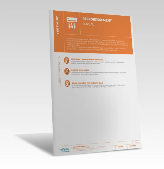 Fiche Solution PROFEEL - Bureaux - Refroidissement des locaux de PROFEEL - Miniature Page 1