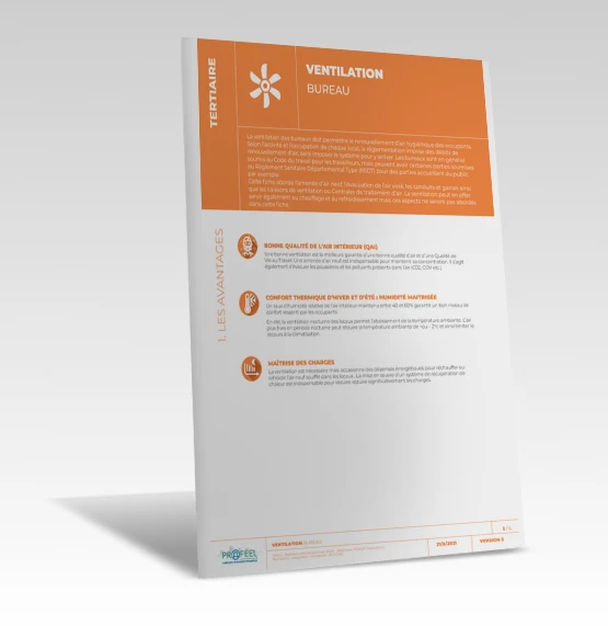 Fiche Solution PROFEEL - Bureaux - Ventilation des locaux de PROFEEL - Miniature Page 1