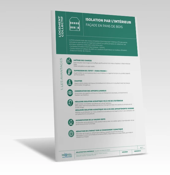 Fiche Solution PROFEEL - Logement collectif - ITI sur mur pans de bois de PROFEEL - Miniature Page 1