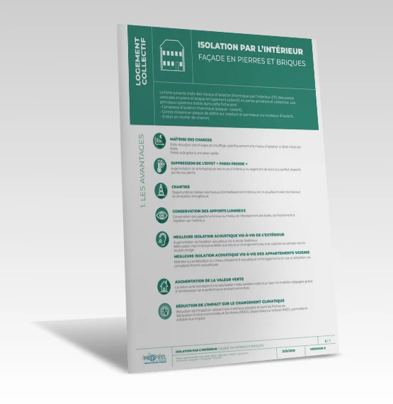 Fiche Solution PROFEEL - Logement collectif - ITI sur mur pierres, briques et moellons de PROFEEL - Miniature Page 1