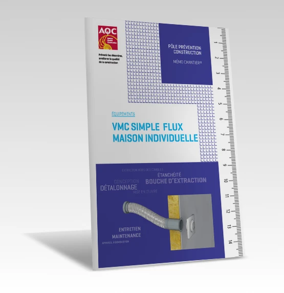 MEMO CHANTIER - VMC simple flux en maison individuelle de PROFEEL - Miniature Page 1